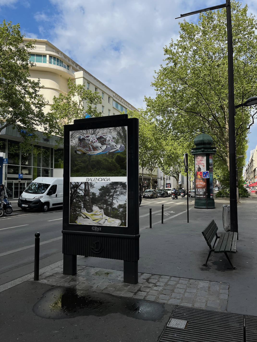 Balenciaga — Paris street advertisement concept